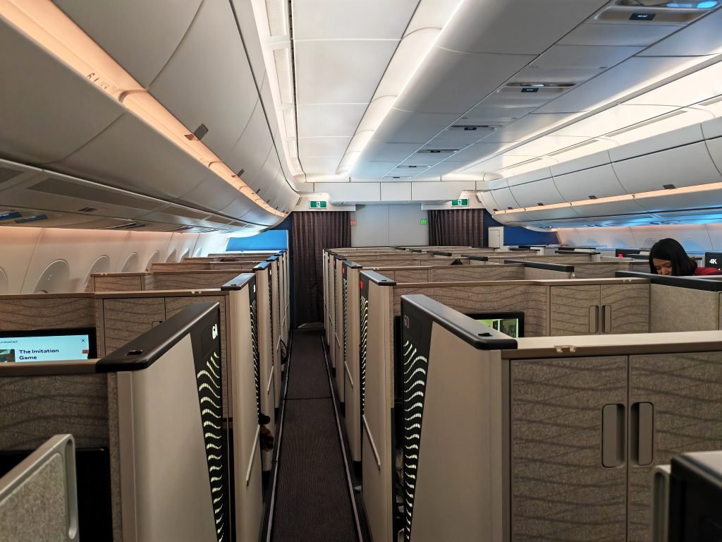 Air India A350 Business Class Cabin