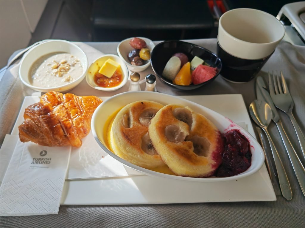 Turkish A330 Business Class Astana Breakfast Main