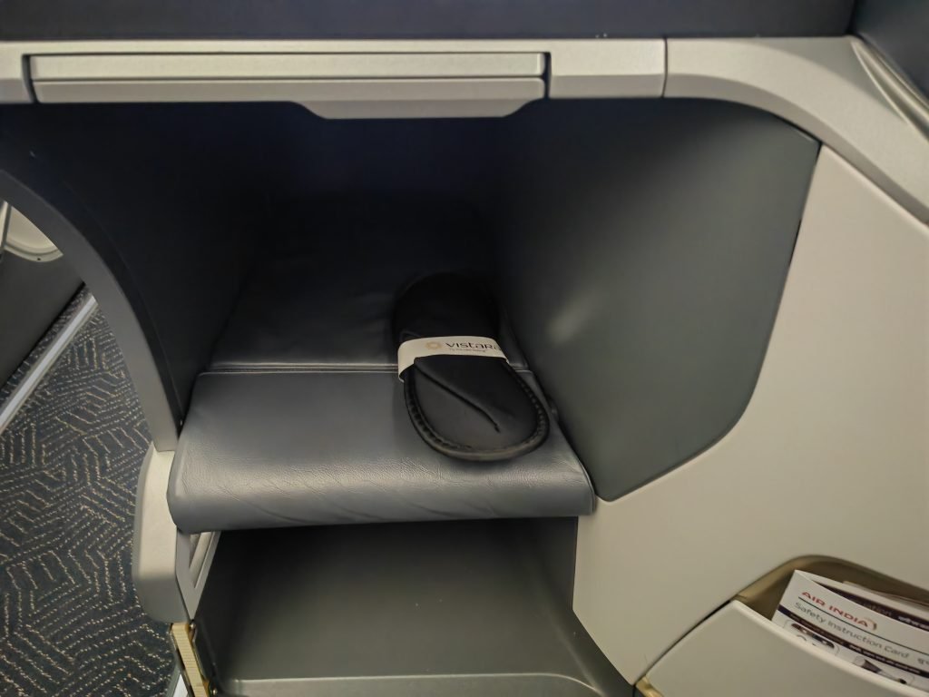 Vistara 787 9 Business Class Footwell