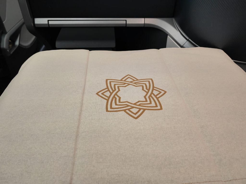 Vistara 787 9 Business Class Table Setting