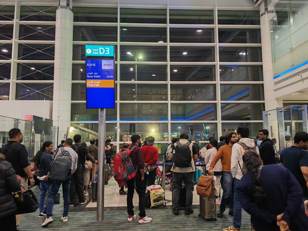 Vistara AI Boarding Dubai