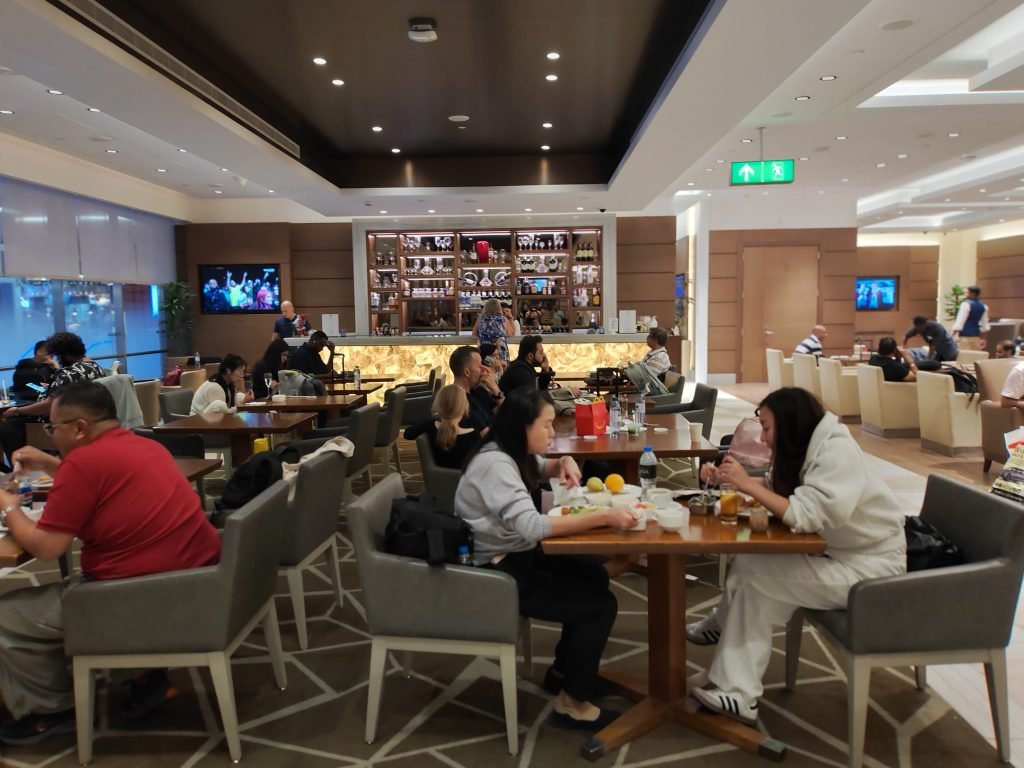 ahlan Business Class Lounge Dubai T1 Seating