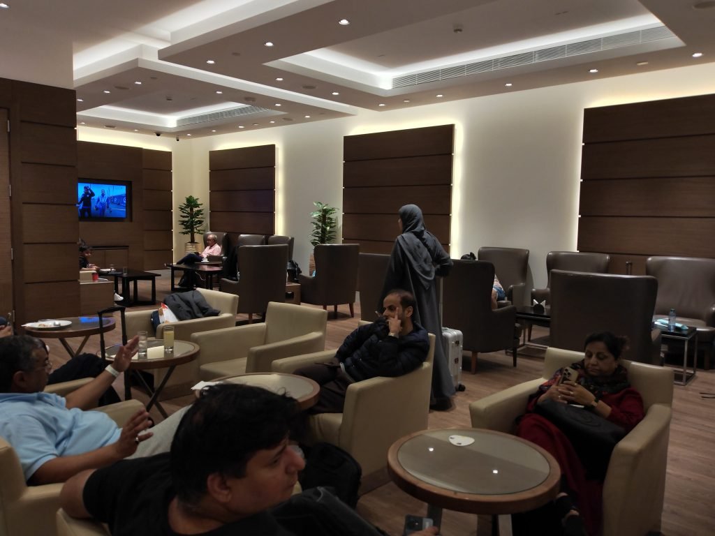 ahlan Business Class Lounge Dubai T1 Seating Space