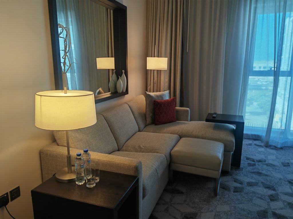 Hyatt Place Dubai Jumeirah King Room Living Area Hyatt Place Dubai Jumeirah King Room Living Area