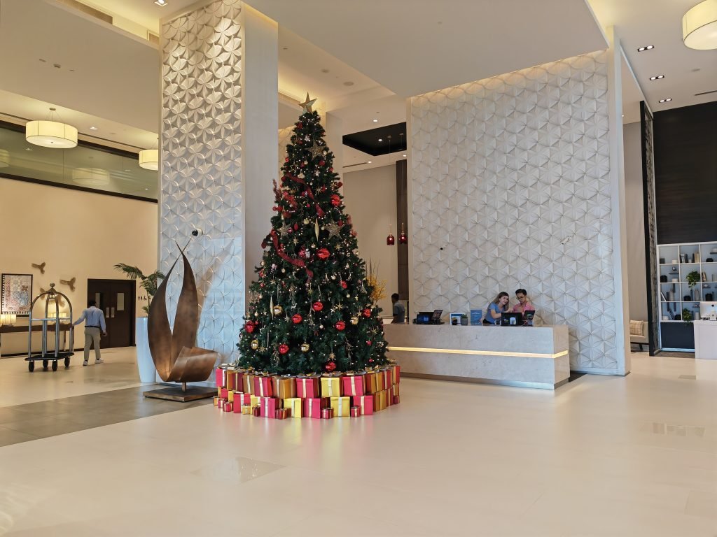 Hyatt Place Dubai Jumeirah Reception Xmas Tree Hyatt Place Dubai Jumeirah Reception Xmas Tree