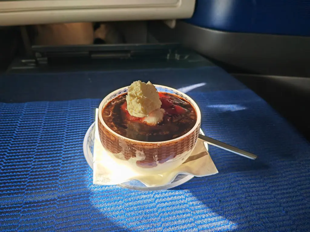 United Polaris Business Class Sundae United Polaris Business Class Sundae