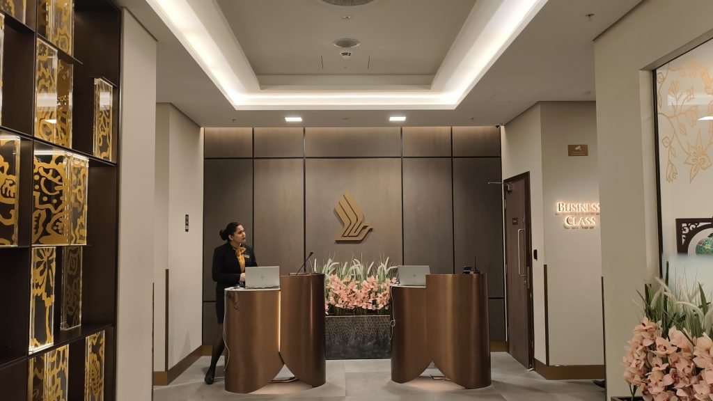 Singapore SilverKriss Lounge LHR Reception Singapore SilverKriss Lounge LHR Reception
