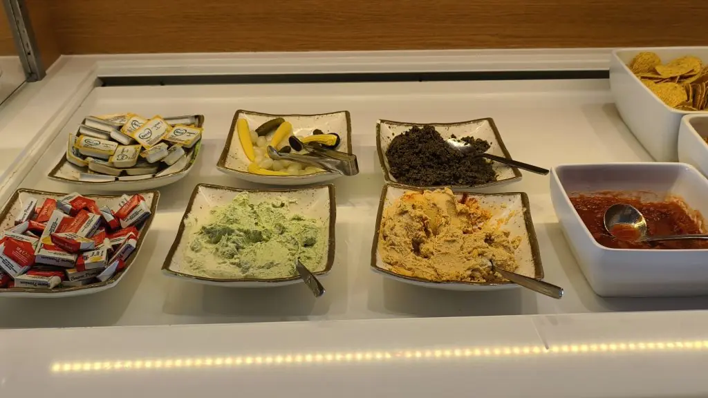 Swiss Senator Lounge Zurich Buffet Dips Swiss Senator Lounge Zurich Buffet Dips