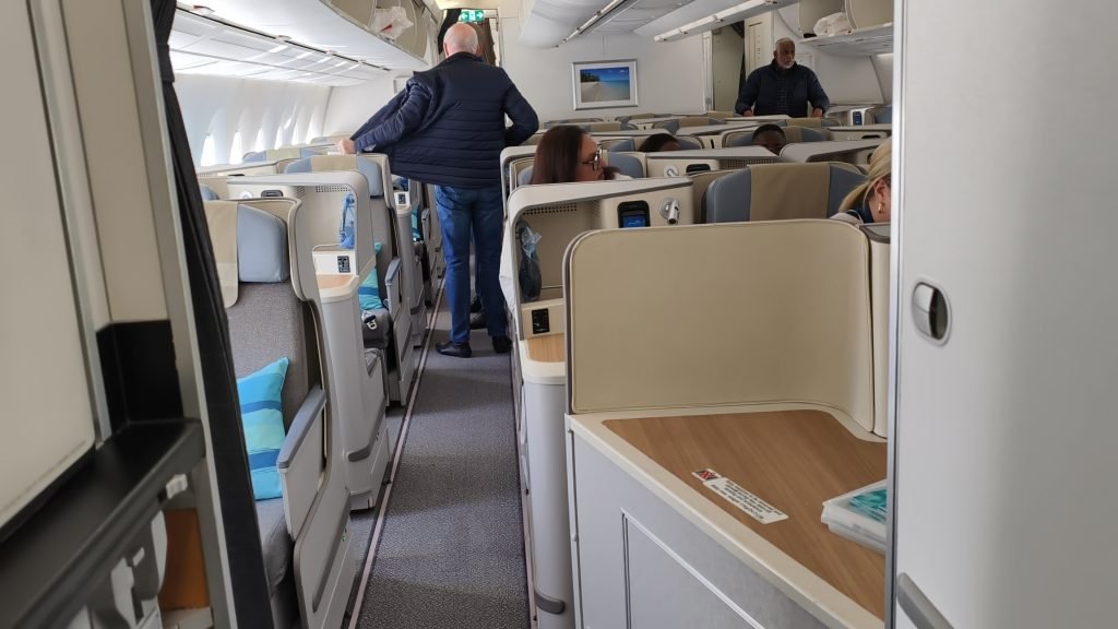 Air Mauritius A350 Business class Cabin Air Mauritius A350 Business class Cabin