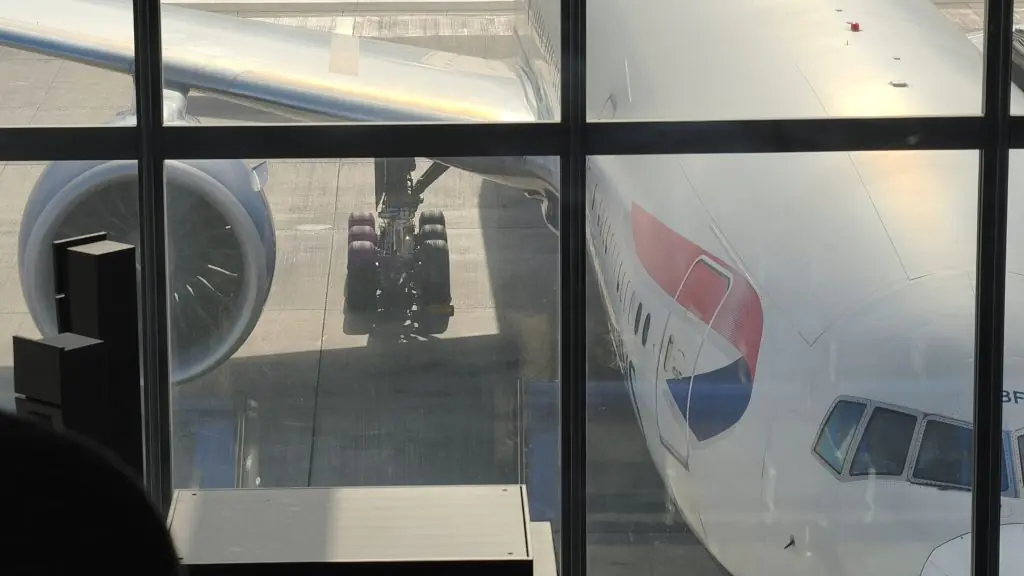 BA 777 from Club Lounge Heathrow T5B BA 777 from Club Lounge Heathrow T5B