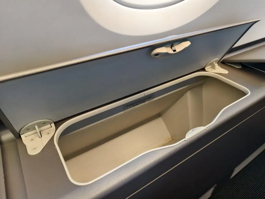 BA A380 Business Class Upper Deck Side Storage