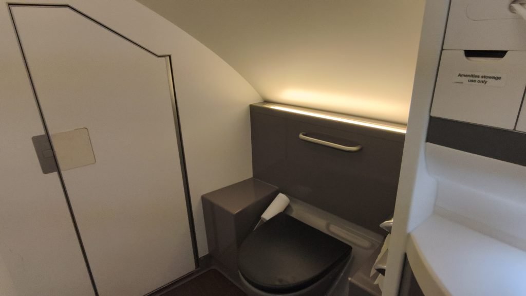 BA A380 Restroom Upper Deck