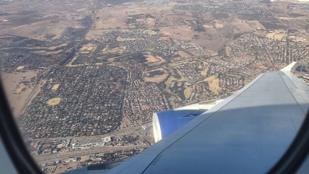 BA57 Over Johannesburg