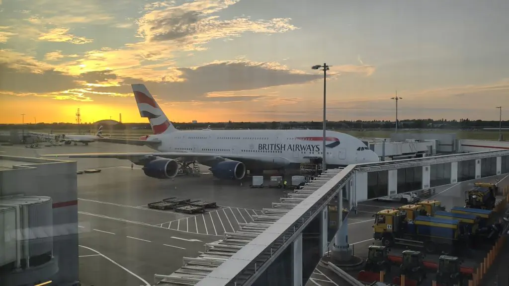 British Airways A380 Getting Ready for flight at T5