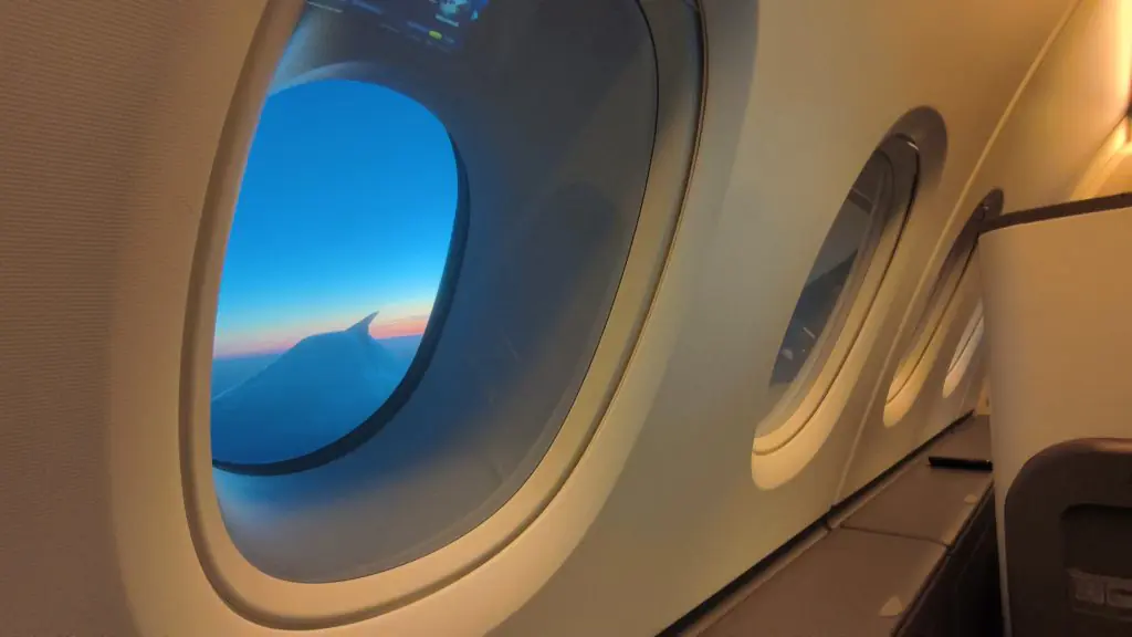 British Airways A380 Sunset Take off