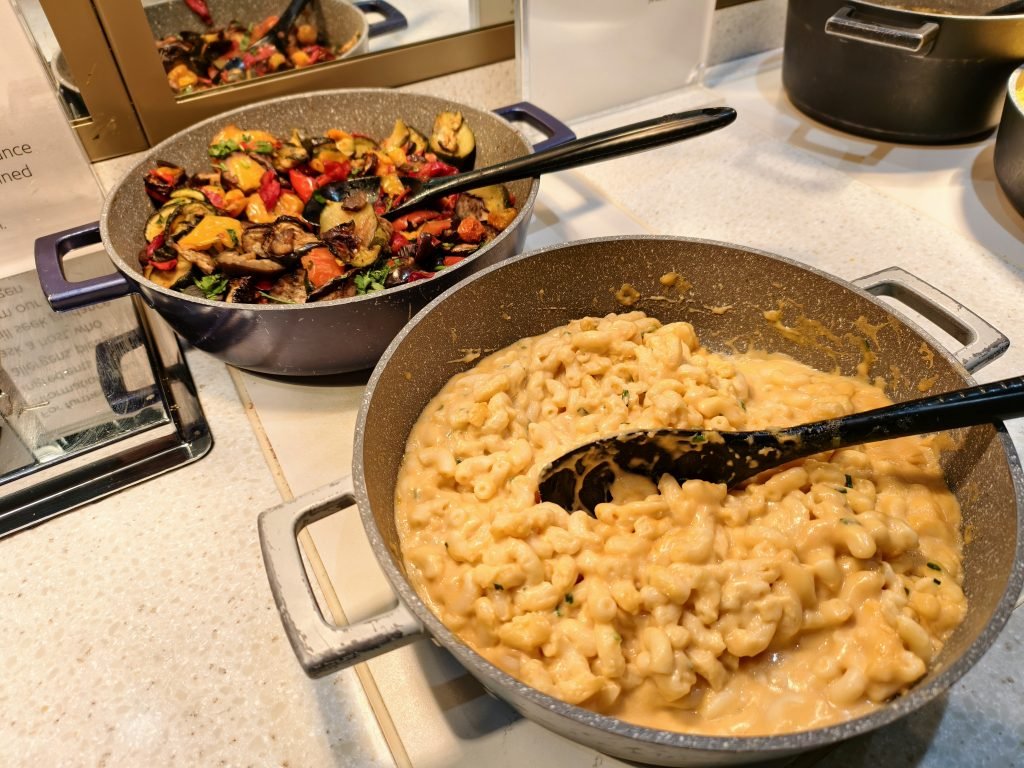 British Airways Club Lounge Heathrow T5B Buffet