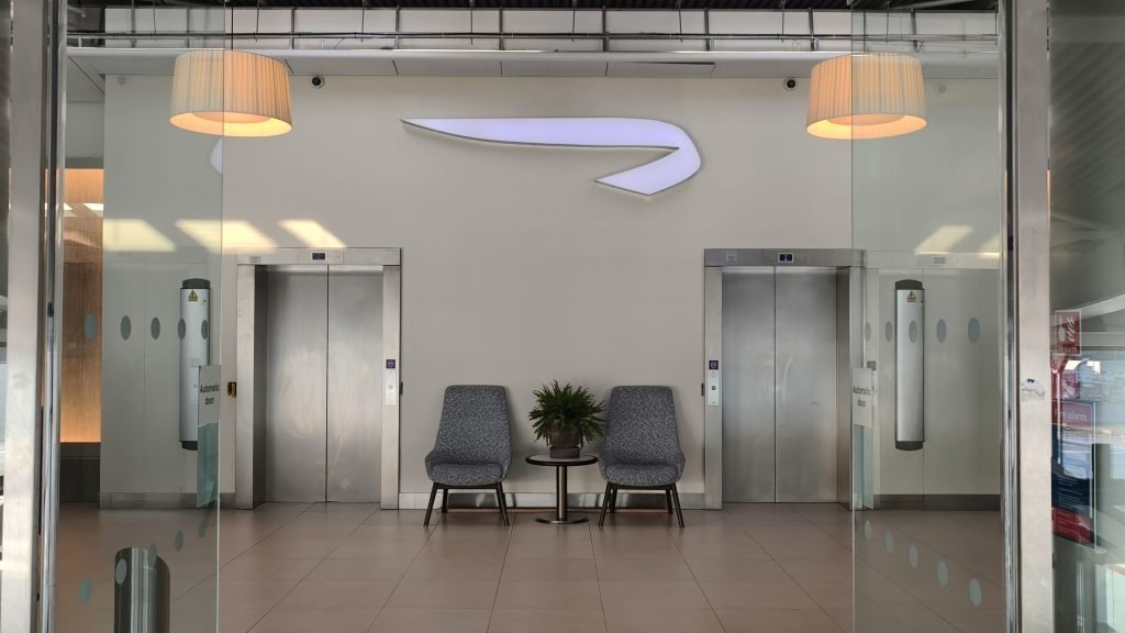 British Airways Club Lounge Heathrow T5B Entrance