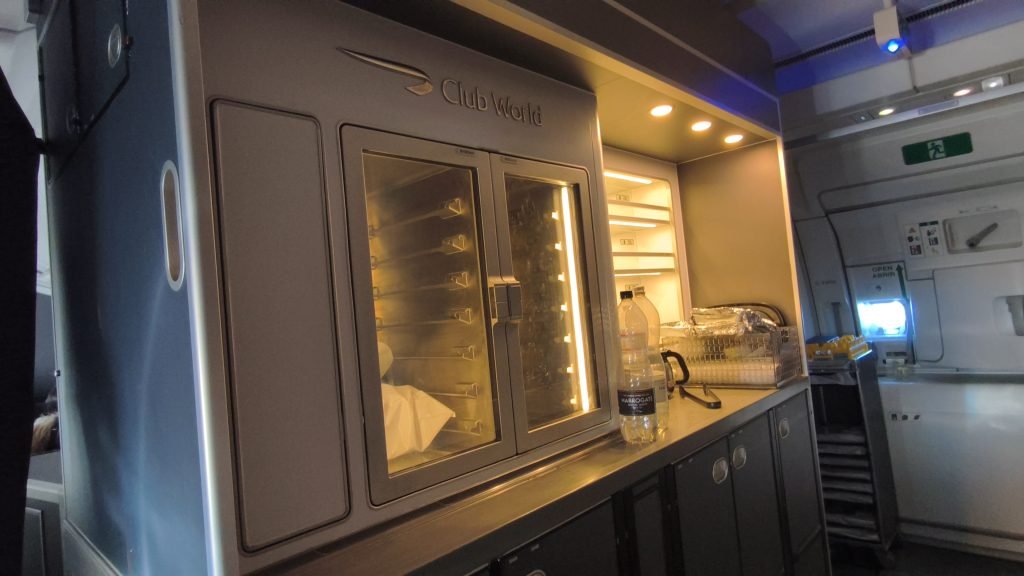 BA Club World Nairobi To London Galley