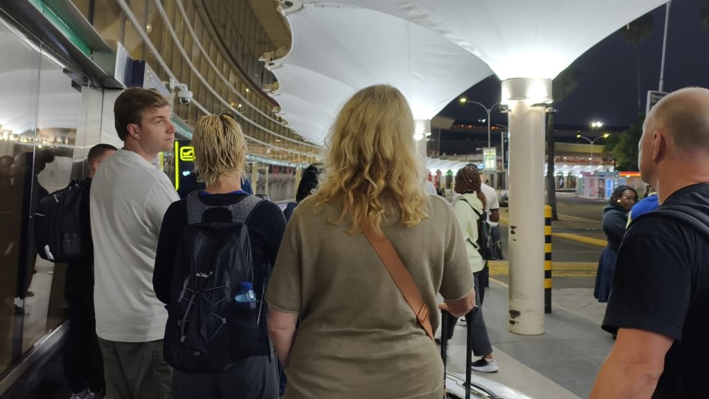 Nairobi Airport Entry Line