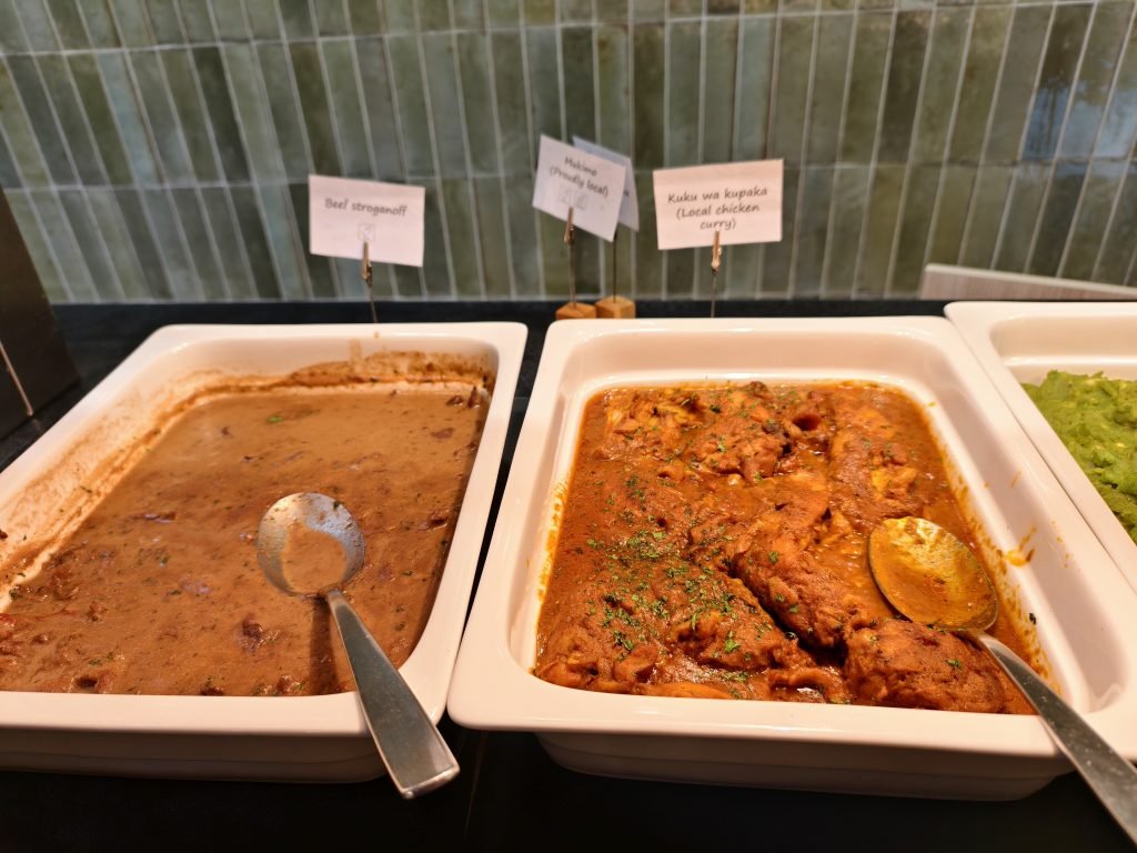 Plaza Premium Nairobi Hot Dishes