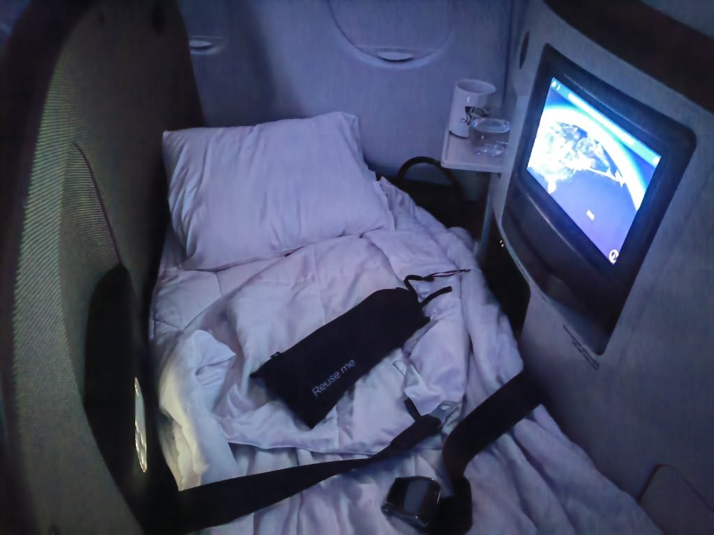 Virgin A330 Upper Class to Manchester Bedtime