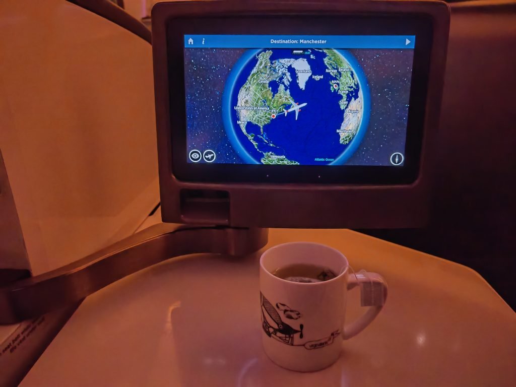 Virgin Upper Class Tea time before bed