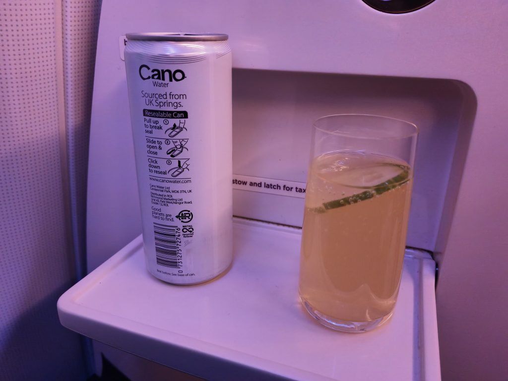 Virgin Upper Class Welcome Drink