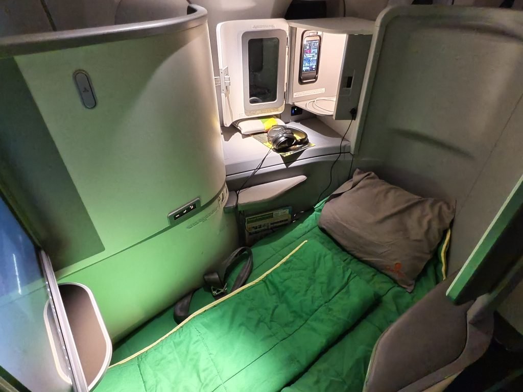 Ethiopian A350 Business Class Bed