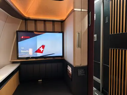 SWISS Senses First Class A350