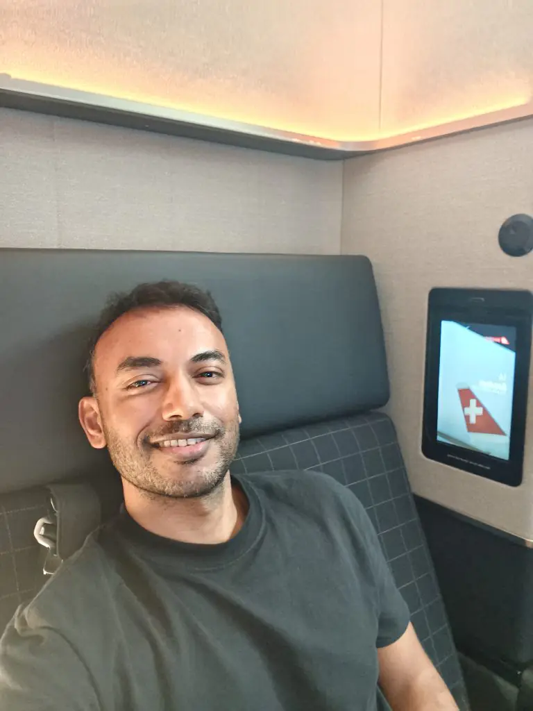 Selfie in SWISS Senses Centre Suite