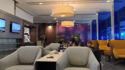 BA Arrival Lounge Heathrow Seating