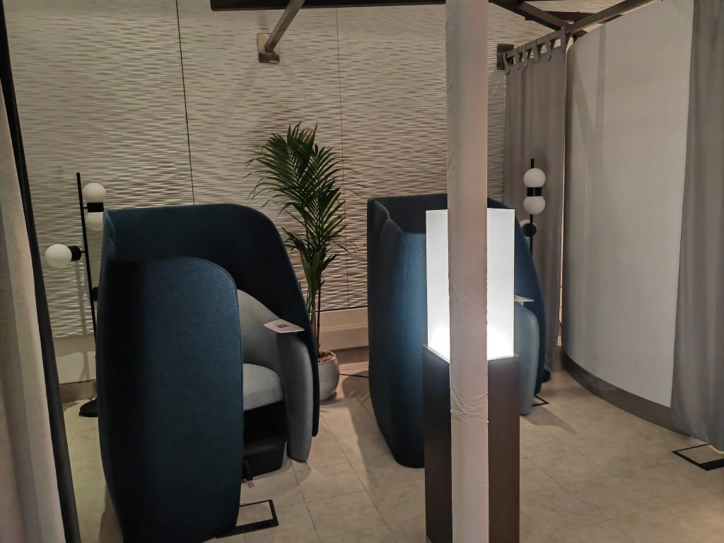 BA Arrival Lounge Heathrow Work Booths