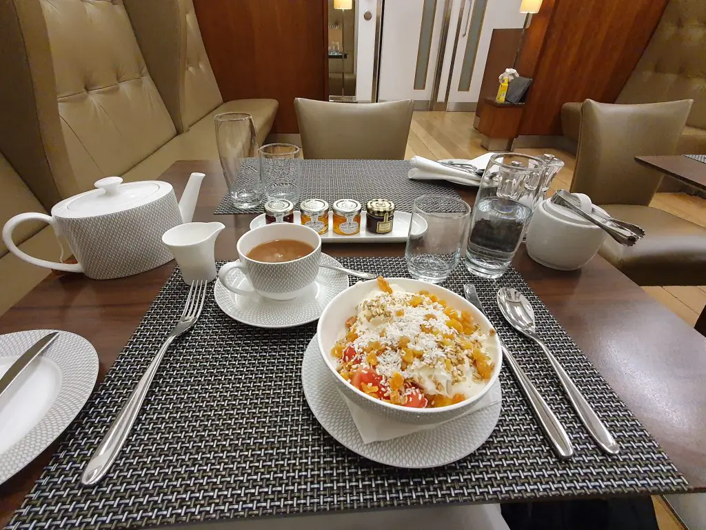 BA Concorde Breakfast Heathrow