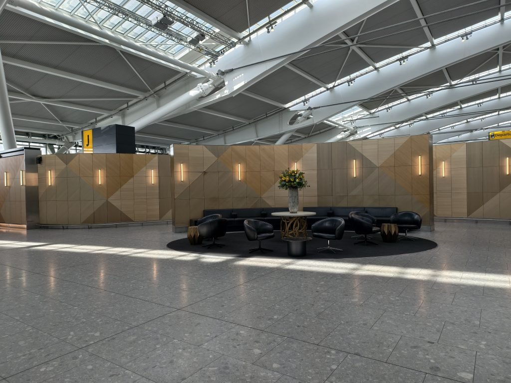 British Airways First Check In Seating