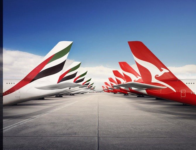 Emirates x Qantas