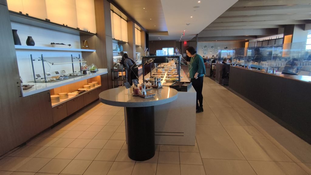 Soho Lounge JFK Buffet Area