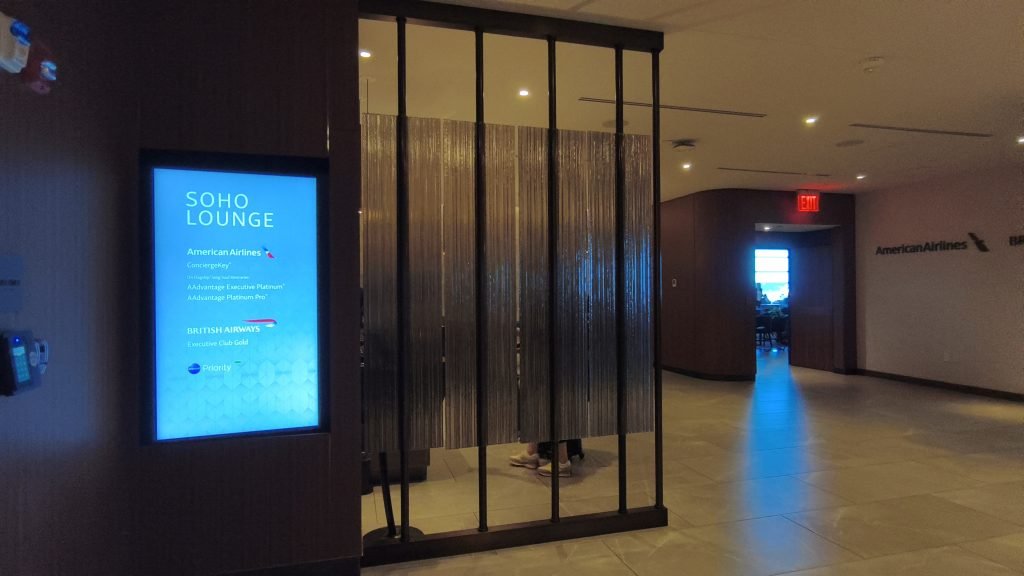 Soho Lounge JFK Entrance