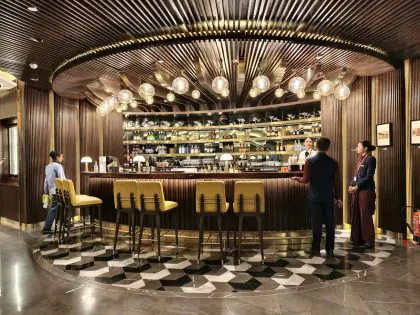 Air India Majaraja Lounge Delhi Aviator's Bar