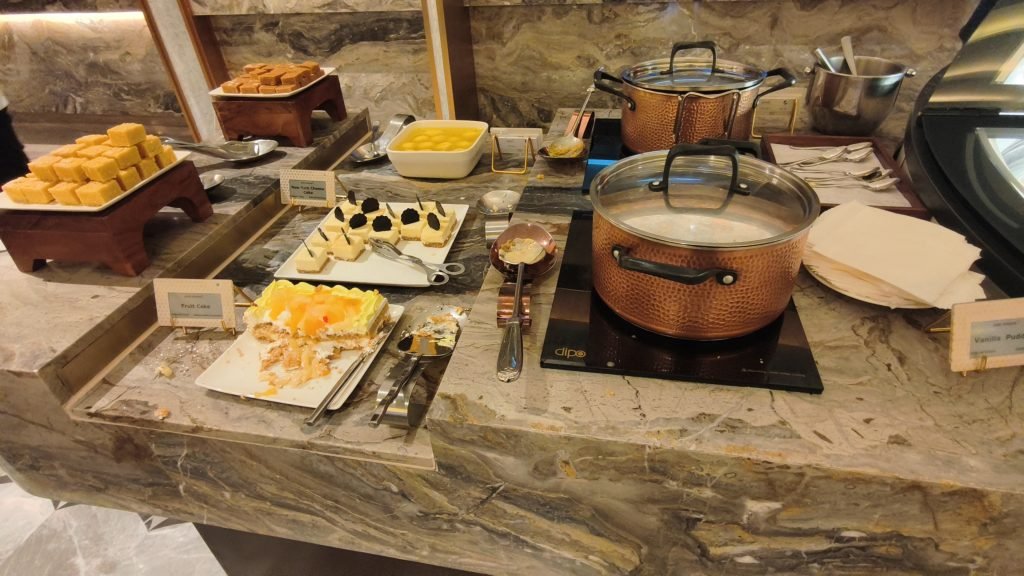 Air India Maharaja Lounge Delhi Treats