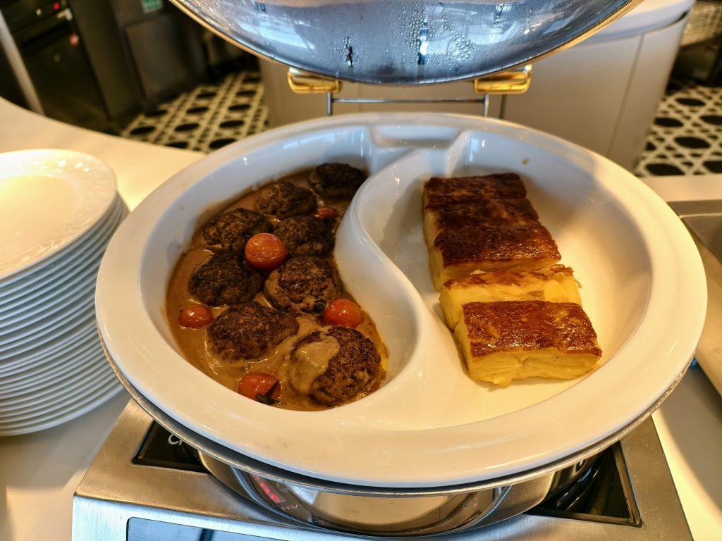 Qatar Premium Lounge LHR Lamb Kofta Qatar Premium Lounge LHR Lamb Kofta