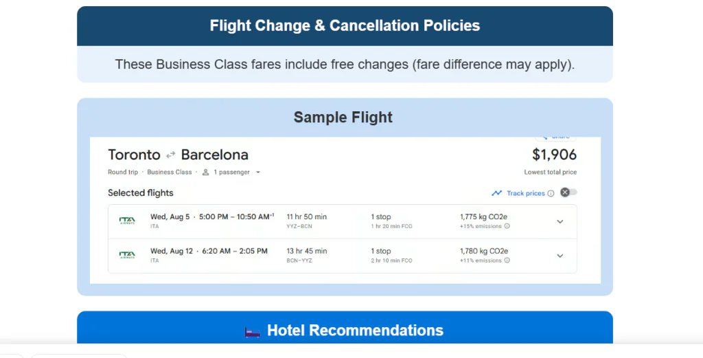 Thrifty Traveller Deal Alert ITA2
