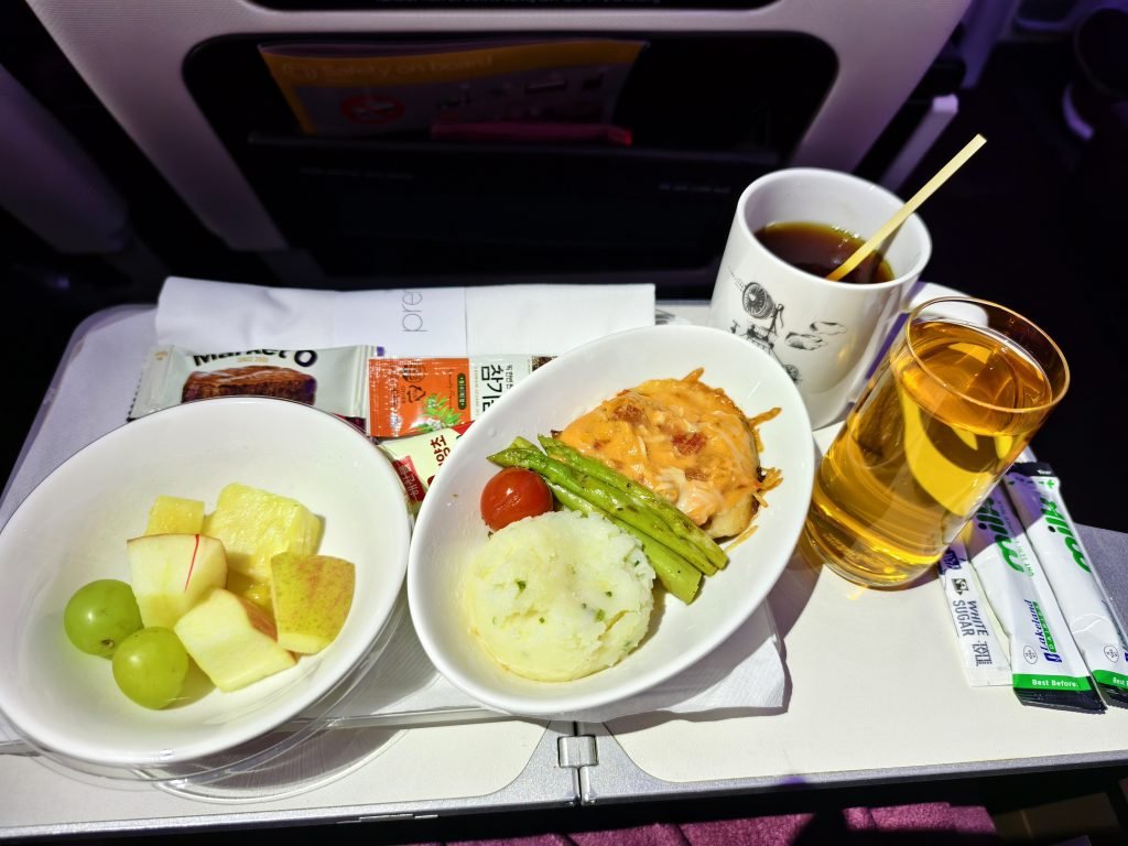 Virgin Atlantic Pre landing meal ICN LHR