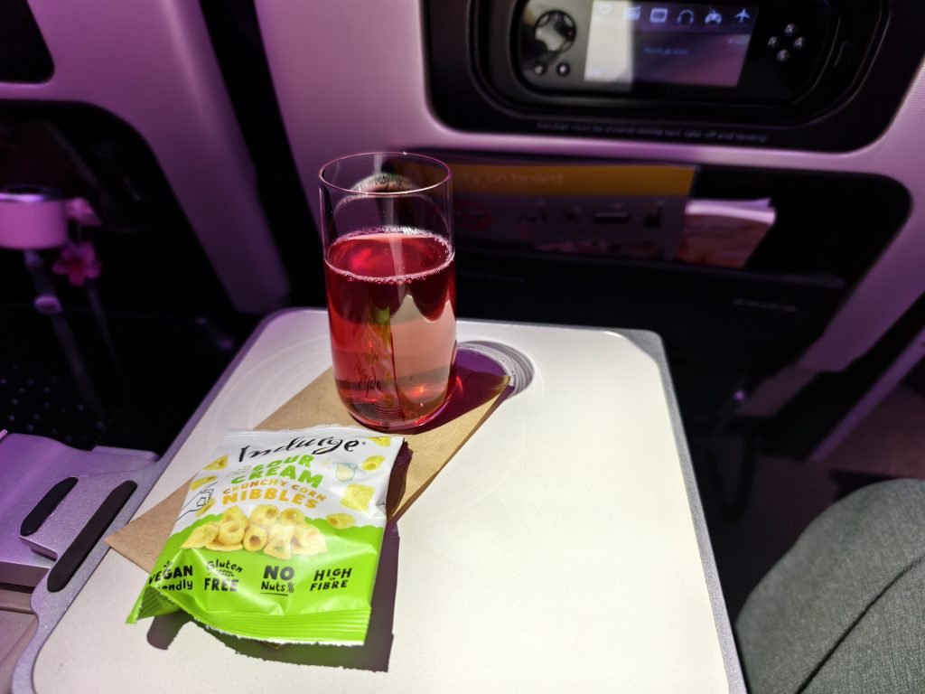 Virgin Premium Takeoff Drinks