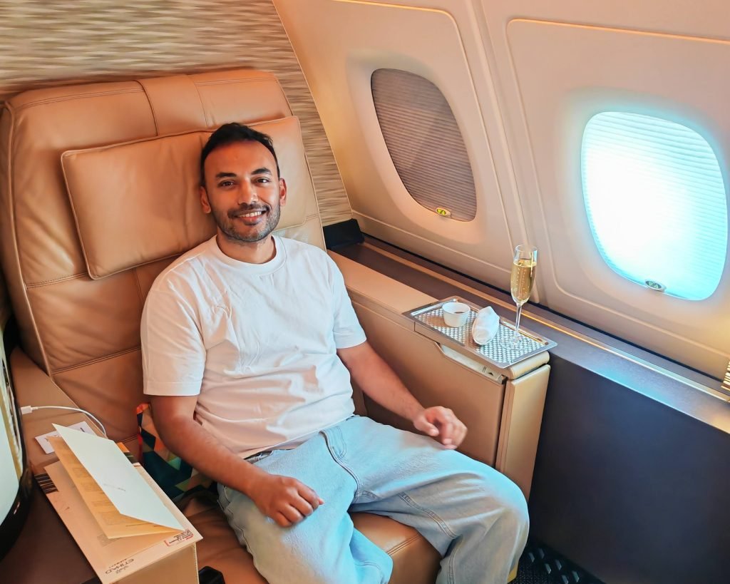 Me in Etihad Apartments