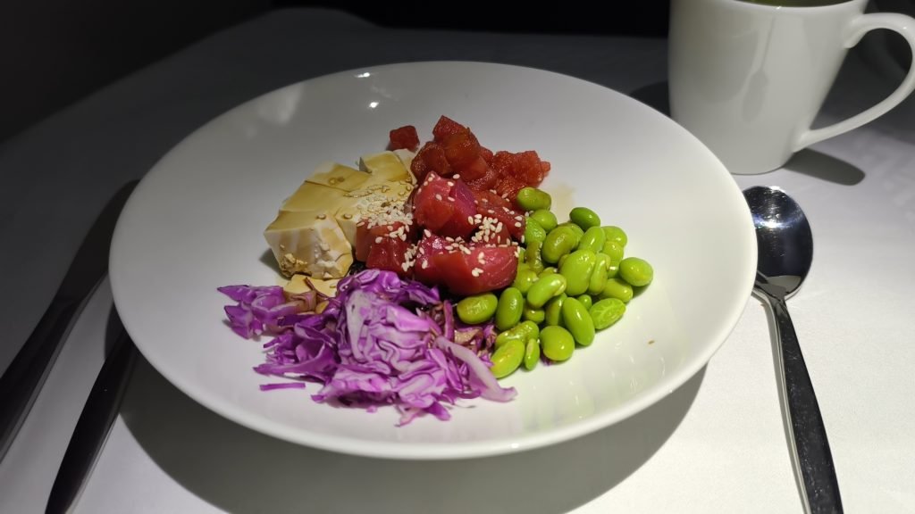 Salmon Poke Bowl Saudia Business Class Light Dining Salmon Poke Bowl Saudia Business Class Light Dining