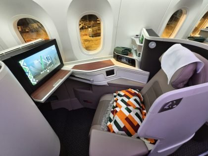 Saudia 787 Business Class