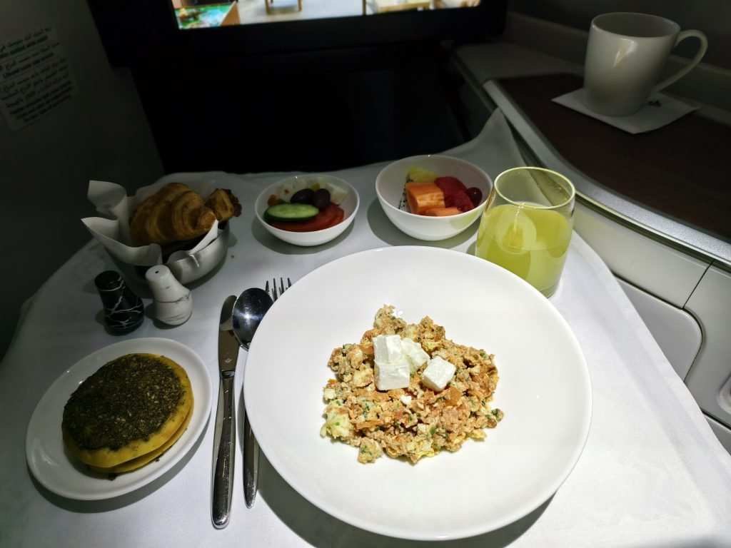 Saudia Suffrah Business Class Breakfast Saudia Suffrah Business Class Breakfast