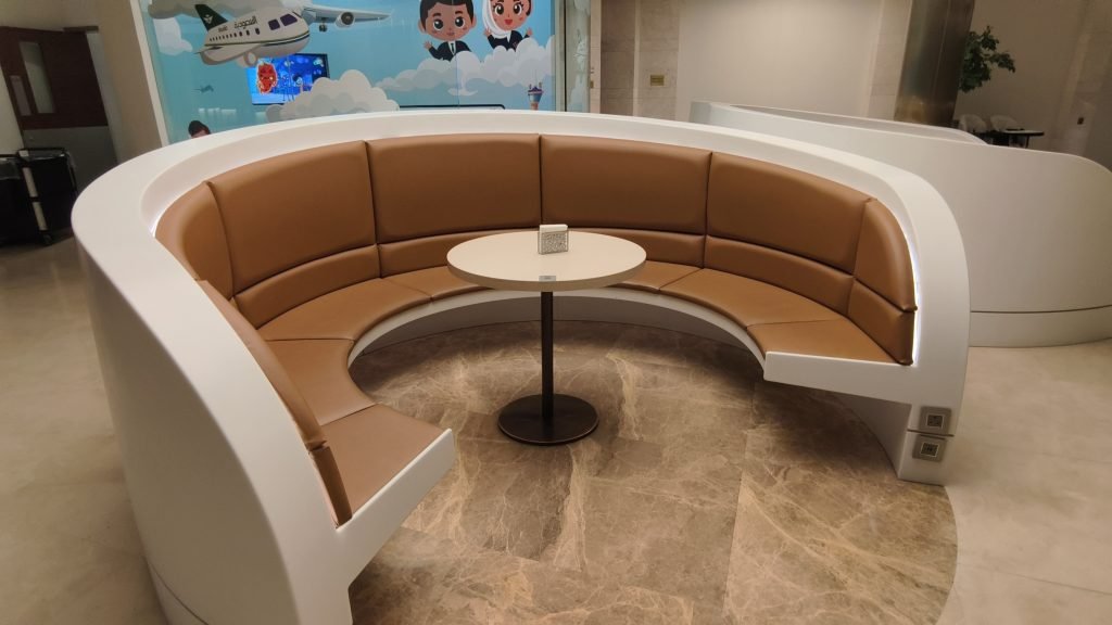 Seating at AlFursan Flagship Lounge Seating at AlFursan Flagship Lounge