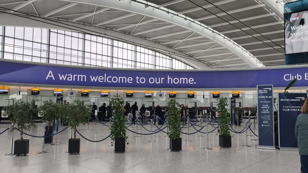 Heathrow Terminal 5 BA Check In Heathrow Terminal 5 BA Check In