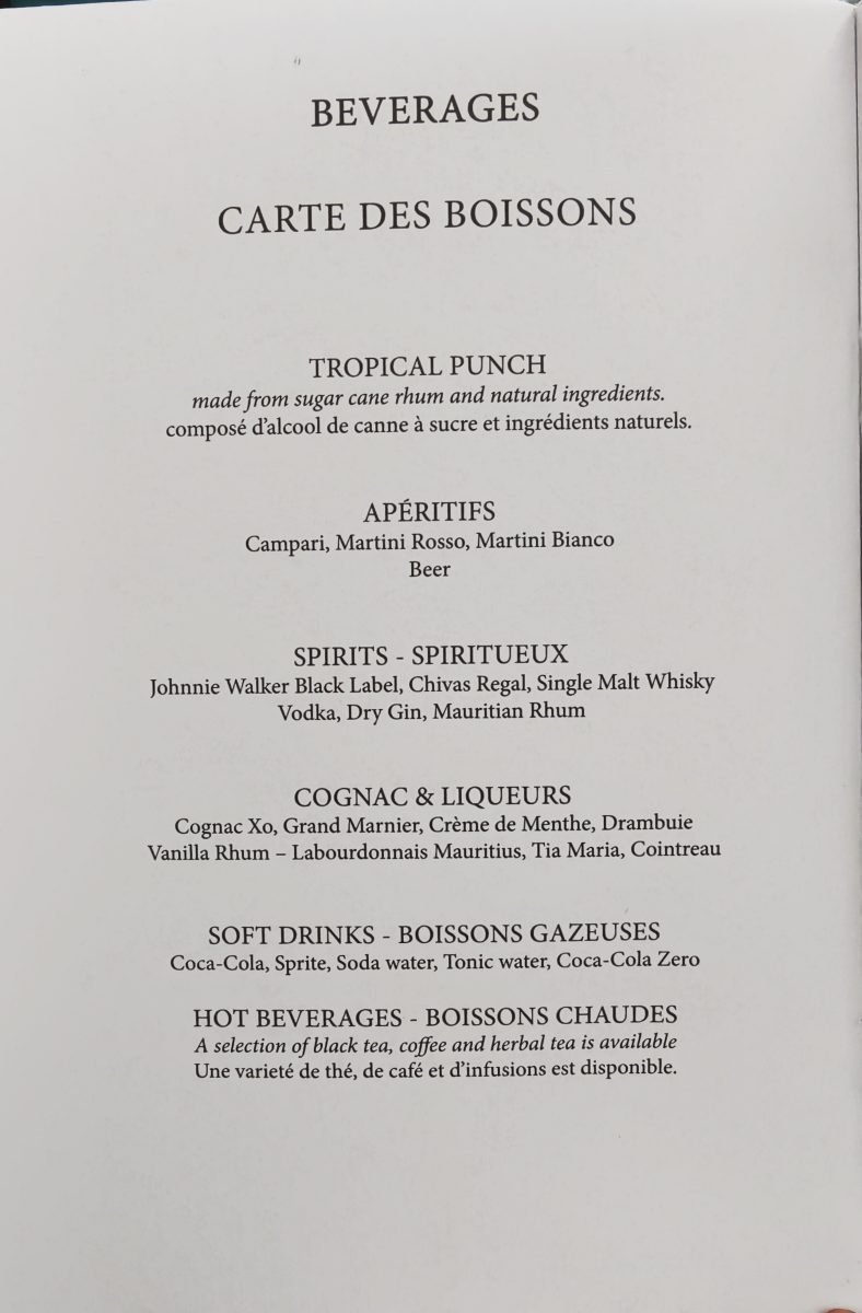 Air-Mauritius-A350-Business-class-BEverages